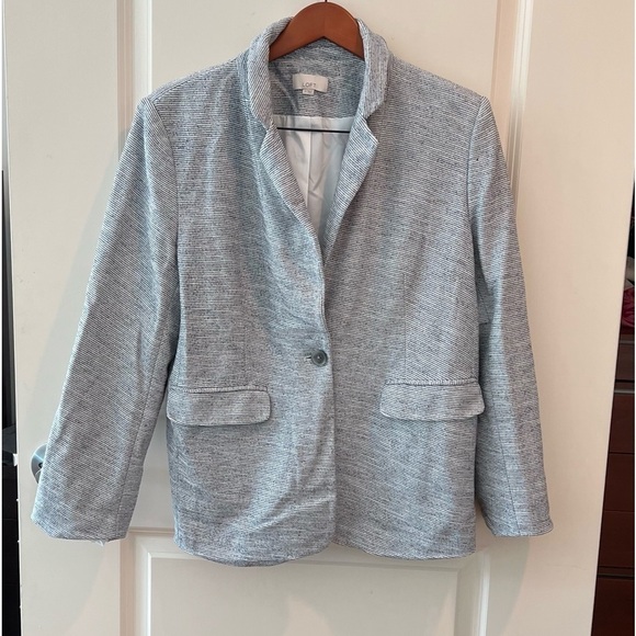 Loft Women's Textured Knit Blazer - Picture 1 of 14